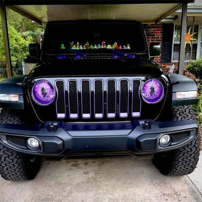 🔥 LAST DAY! 50% OFF – Beast Eyes Headlight Decals (1 Pair)